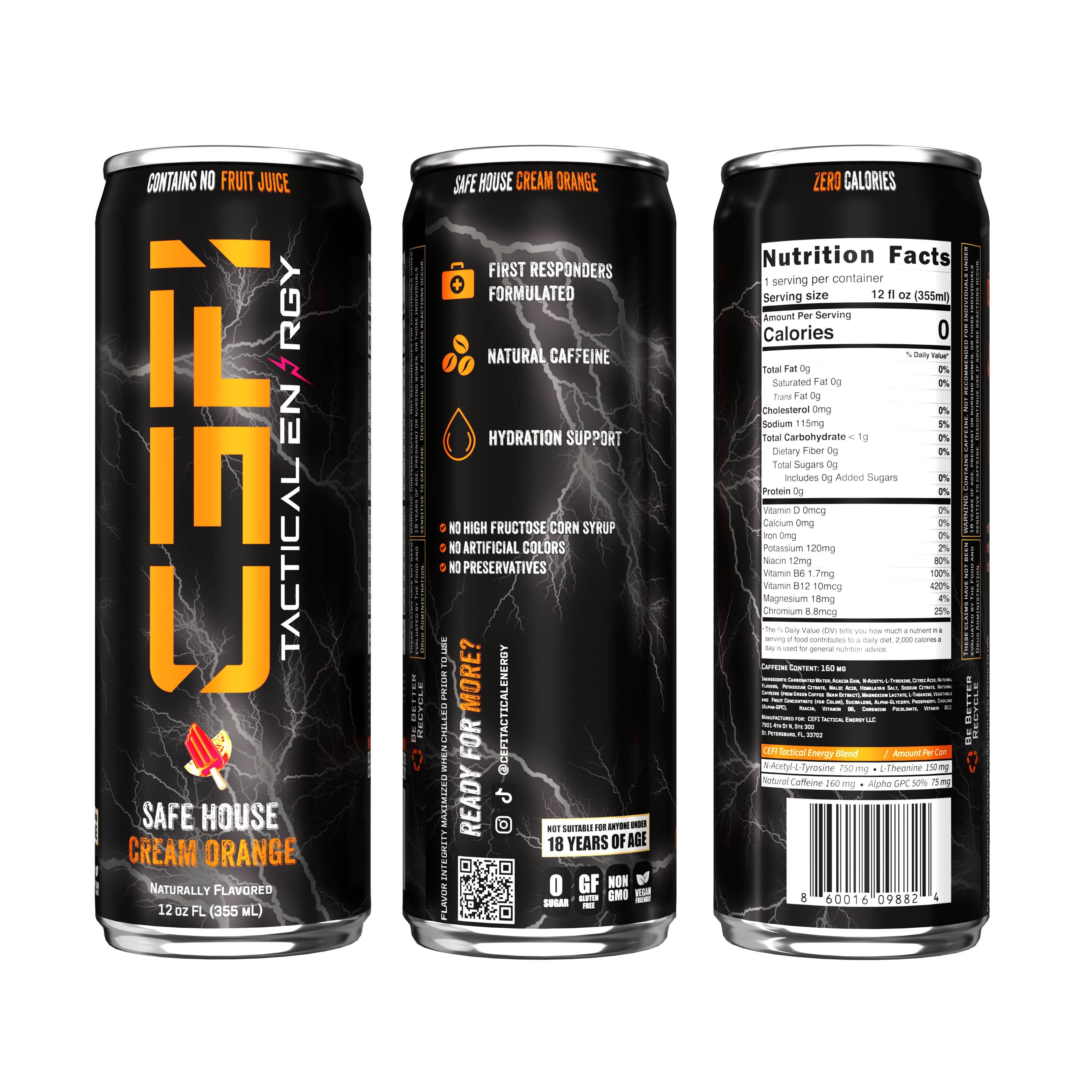 Safe House Cream Orange- 12 Count